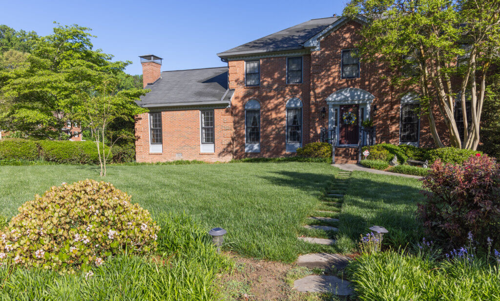 Photo of a Simply Green Lawn Care customer lawn and landscape