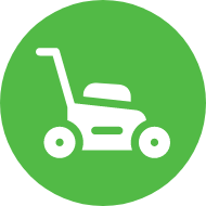 Fescue Seeding and Aerating - Lawn Mower Icon